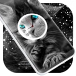 Logo of Cat Clock Live Wallpaper android Application 